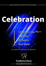 Celebration SAB choral sheet music cover Thumbnail